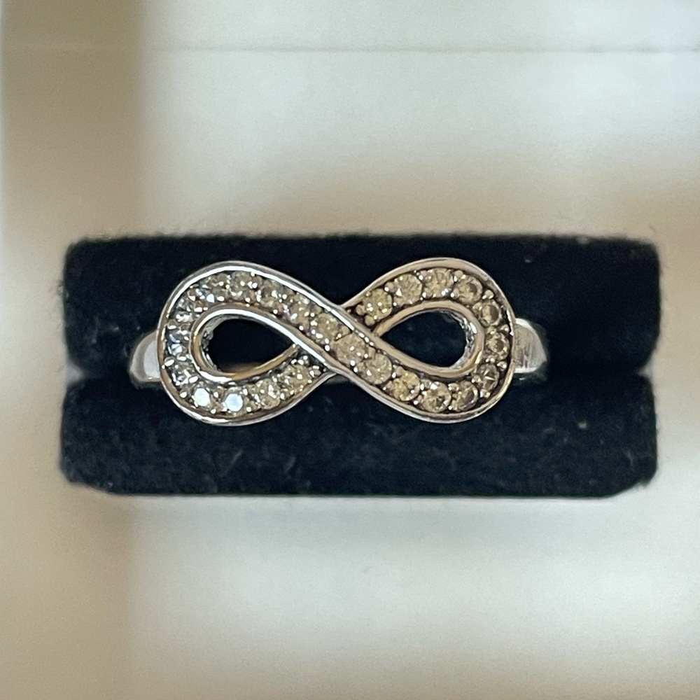 New Sterling Silver Infinity Ring - image 1